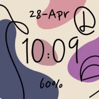 Simple Script Watch Face